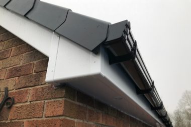 Fascia,Board,And,Roofing,And,Guttering,System,Newly,Fitted,With