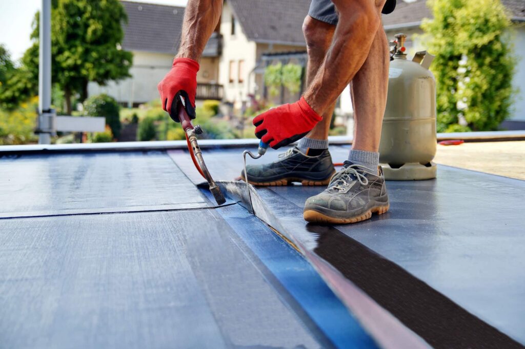 Flat roof repairs Dartford